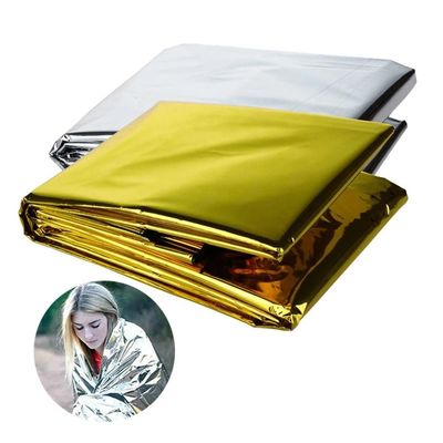 Foil Thermal First Aid Outdoor WaterProof Emergency Survival Rescue Blanket