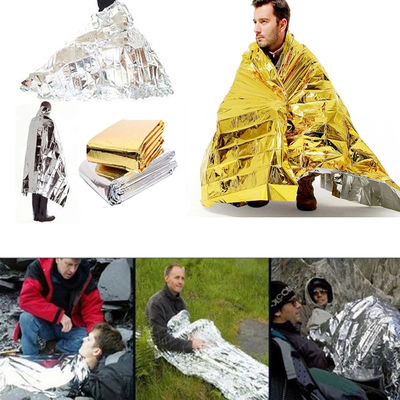 Foil Thermal First Aid Outdoor WaterProof Emergency Survival Rescue Blanket