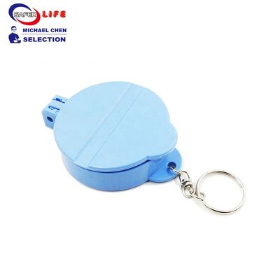 Key Chain Pill Box Bottle Holder Splitters Aspirin Keychain Medication Holder Elderly Care 8cm