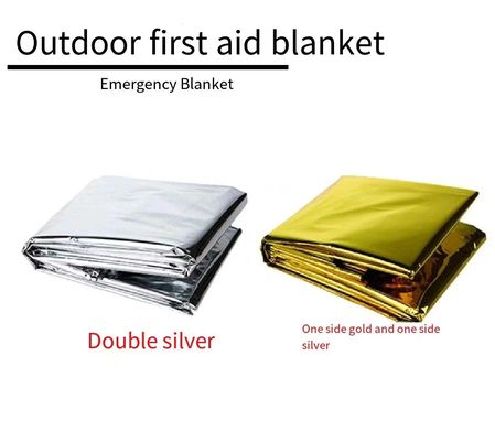 Outdoor Survival Reflective Life Blanket Emergency Rescue  Gold Silver Cold Insulation  First Aid Blanket
