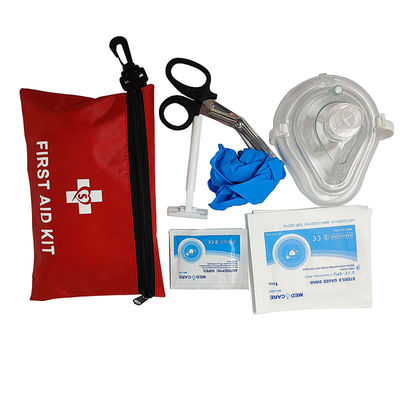 Outdoor Home Emergency First Aid Kit with Anti-Suffocation Mask CPR Equipment Manual Power Source for Rescue Breathing Rescue