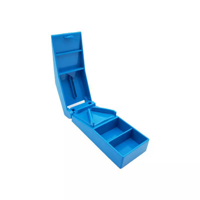 Wholesale Food Grade Plastic Pill Cutter Medicine pill Crusher Tablets and Vitamins Pill Cutter Box