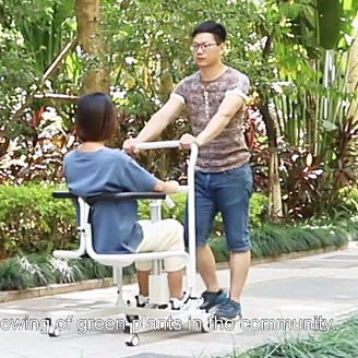 Electric Lift Patient transfer  chair Easy Moving Transferring  Wheel chair Disabled Elderly patient Toilet Bath moving chair