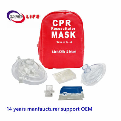 CPR manikin face shields first aid training CPR mask  one way value face shield