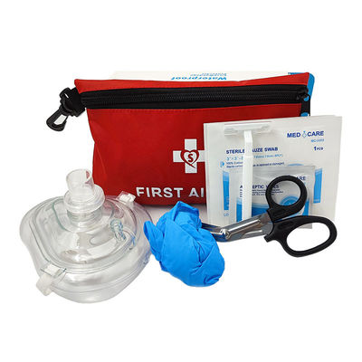 Outdoor Home Emergency First Aid Kit with Anti-Suffocation Mask CPR Equipment Manual Power Source for Rescue Breathing Rescue
